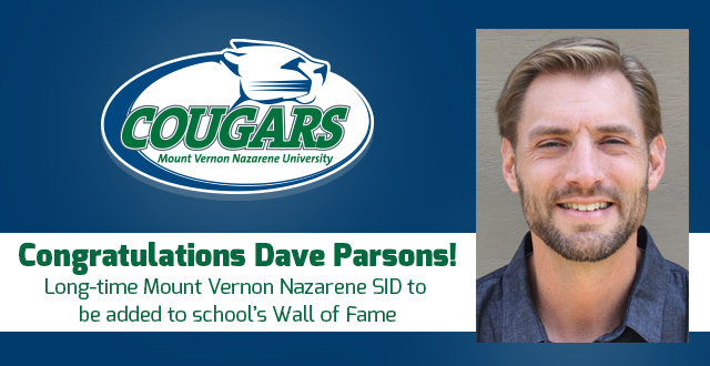 Former SID Dave Parsons To Be Added To Mount Vernon Nazarene Wall Of Fame